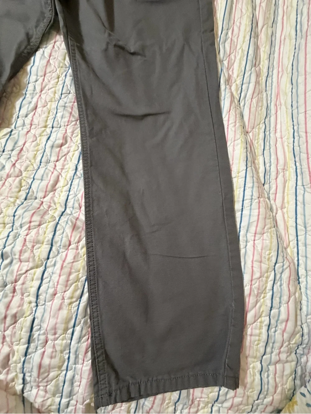 Men's Gray Casual Pants